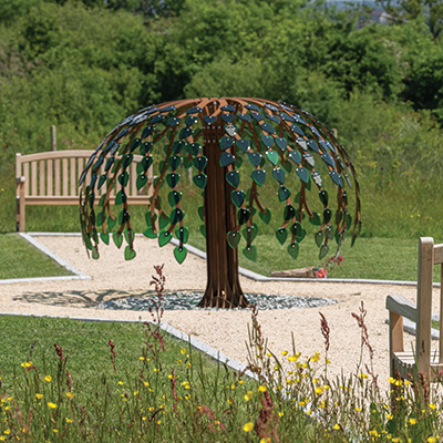 Memorial Steel Tree